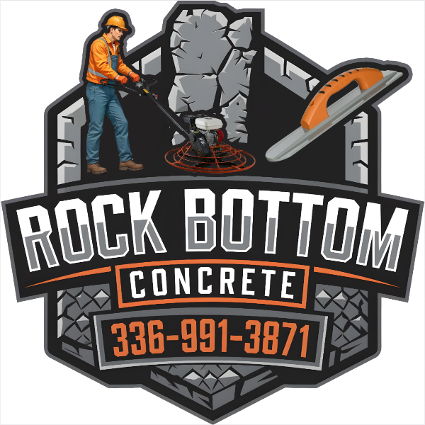 Rock Bottom Concrete Nc Logo