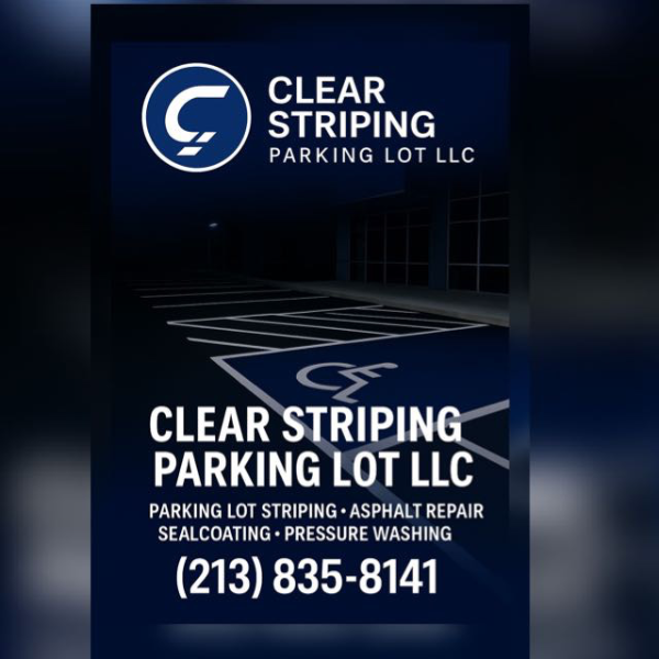 Clear Striping Parking Lot LLC Logo
